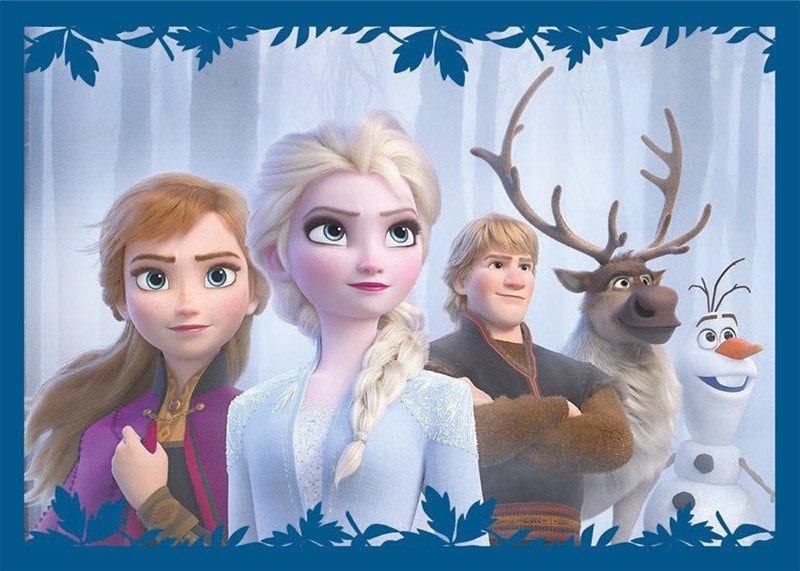 Disney: Die Eiskönigin 2 - Cristal Edition - Sticker und Cards - Beispiel Sticker Elsa und Anna