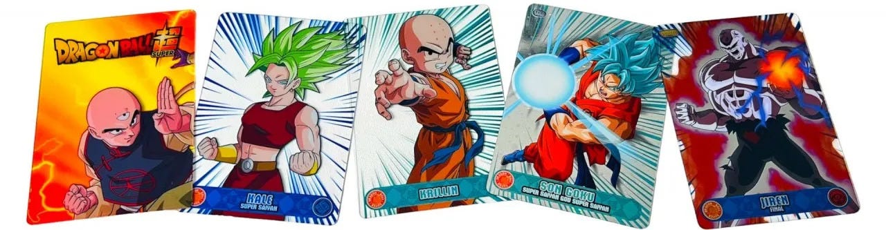 Dragon Ball Super - The Legend of Son Goku - Trading Cards - Beispielcards