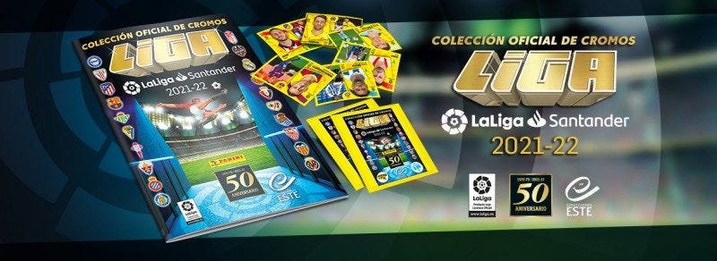 Panini La Liga 2021/22 Stickerkollektion - Banner 
