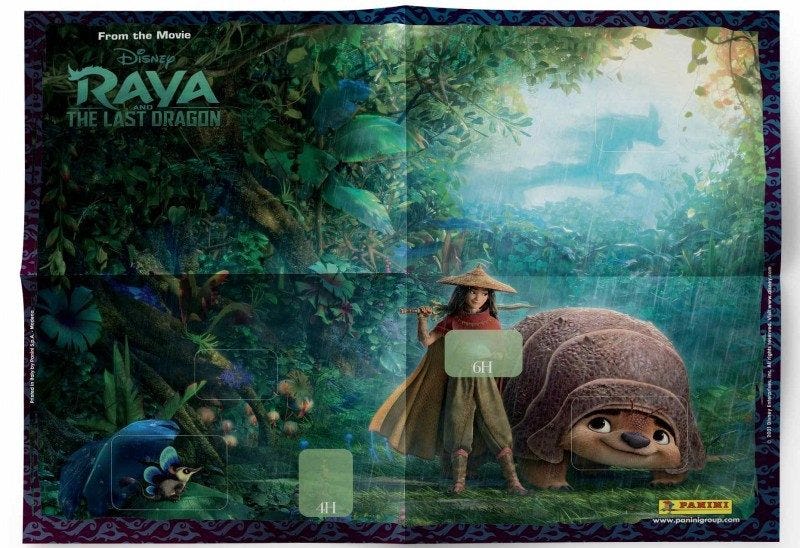 Raya und der letzte Drache - Sticker- und Cards-Kollektion - Poster