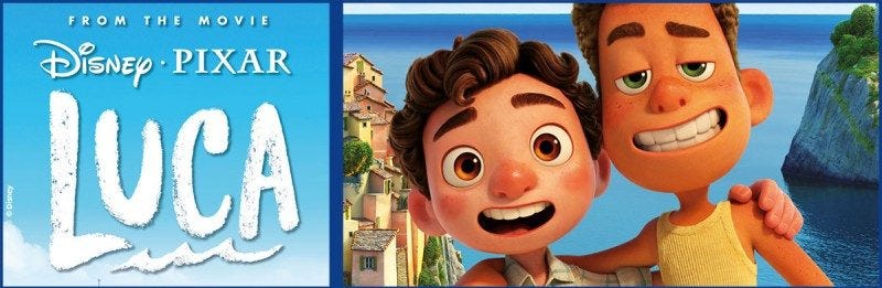 From the Movie - Disney Pixar LUCA - Sticker & Cards Kollektion - Banner