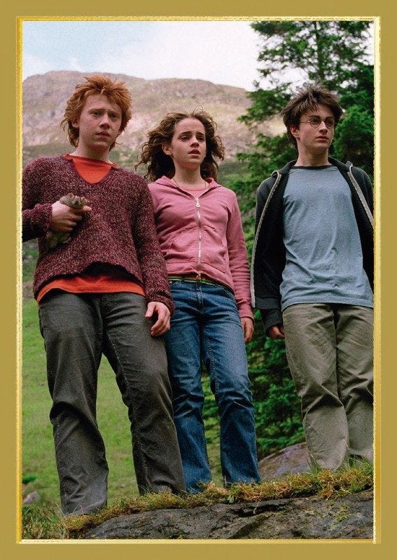 Harry Potter Anthology Stickerkollektion - Sticker mit Harry, Ron und Hermine