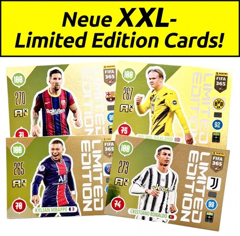 Panini FIFA 365 AXL 2021 Update Collection - XXL Limited Edition Cards 