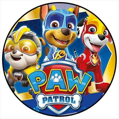Paw Patrol Mighty Pups Stickerkollektion Minibanner